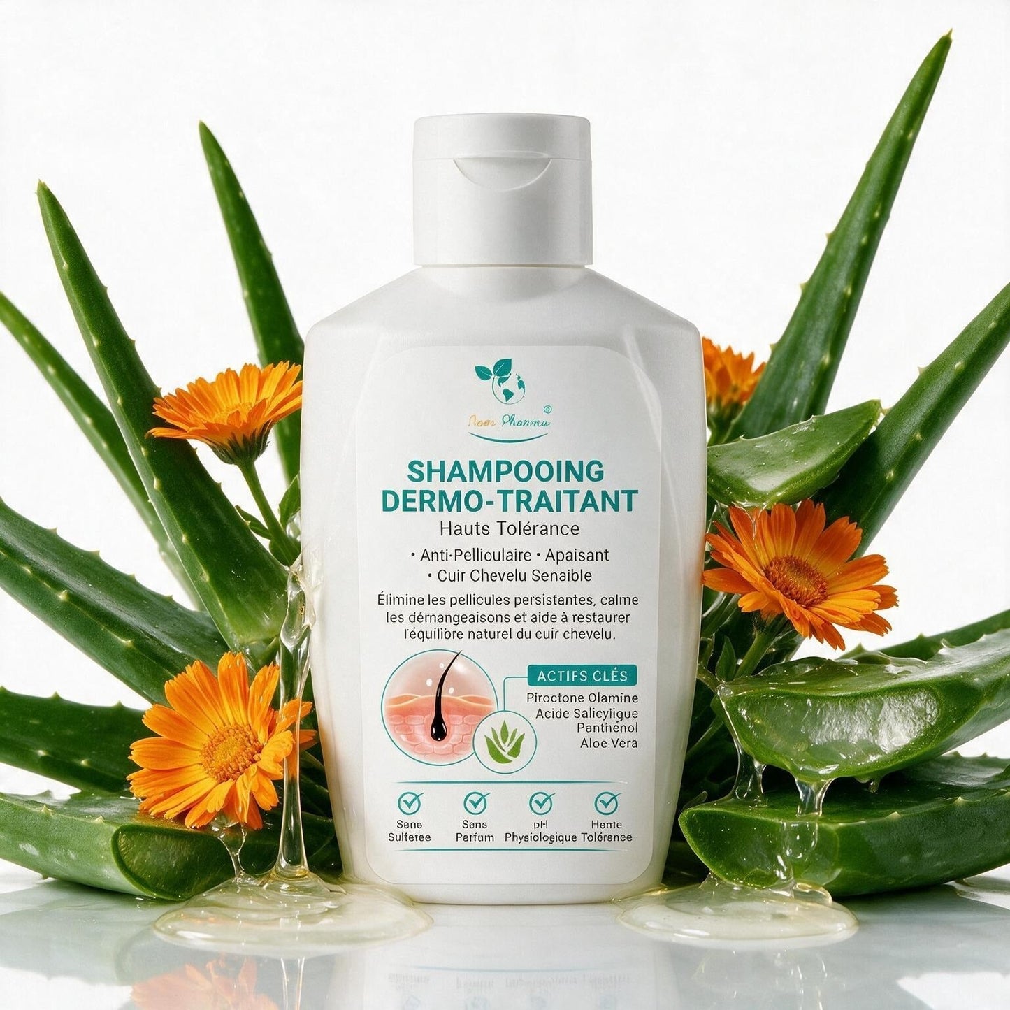 Shampooing Dermo-Traitant - Nour Pharma